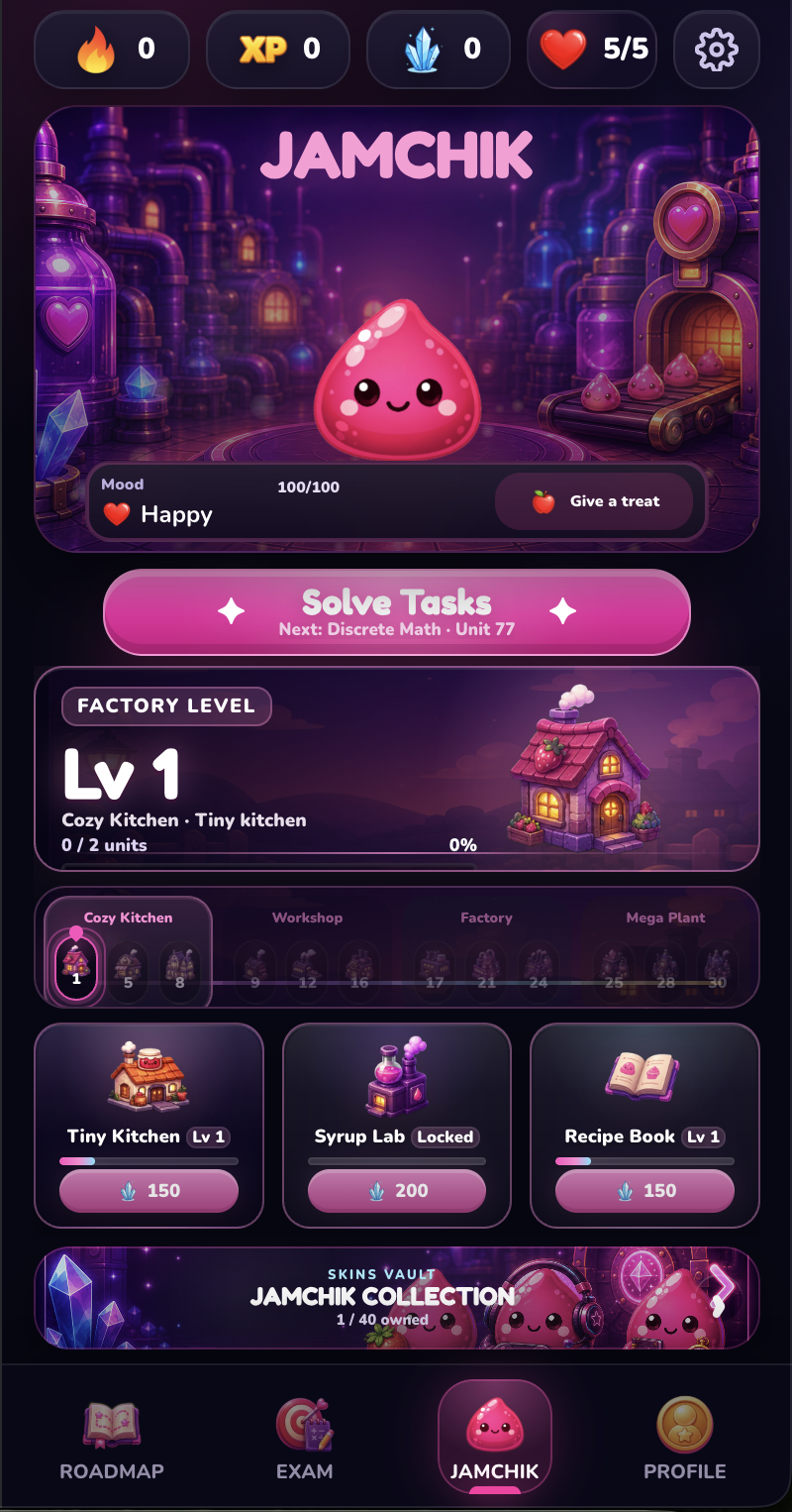 Happy Jamchik companion screen